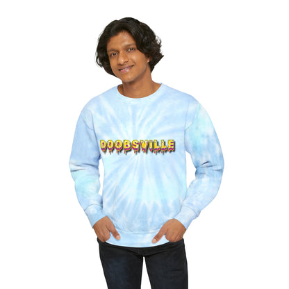 doobsville signature tye-dye sweater