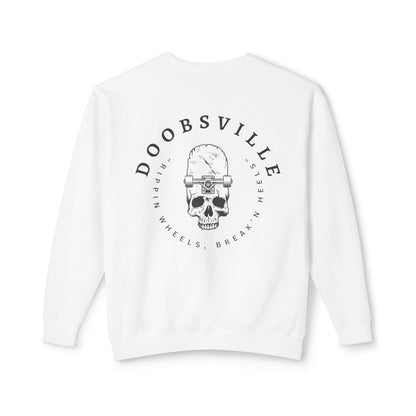 “Rippin wheels, break’n heels” sweatshirt