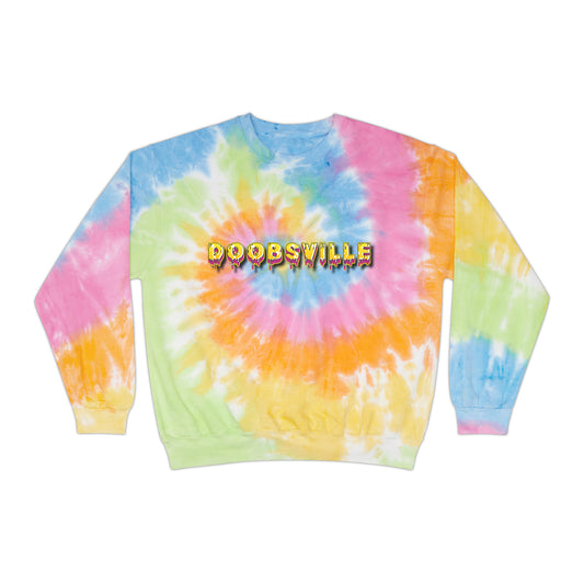 doobsville signature tye-dye sweater