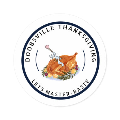 Doobsville thanksgiving sticker