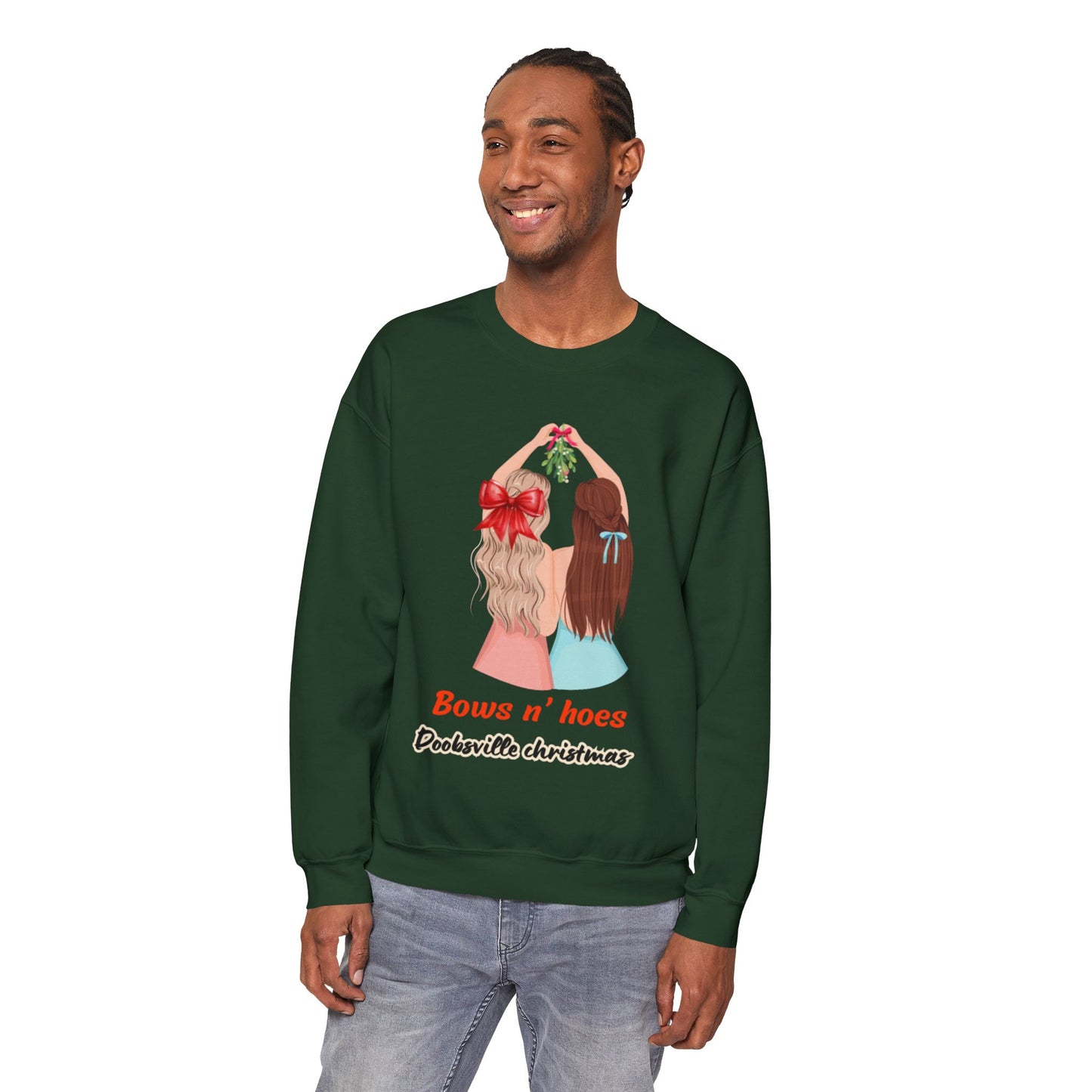 bows and hoes doobsville sweatshirt