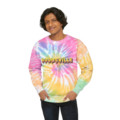 doobsville signature tye-dye sweater
