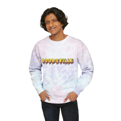 doobsville signature tye-dye sweater