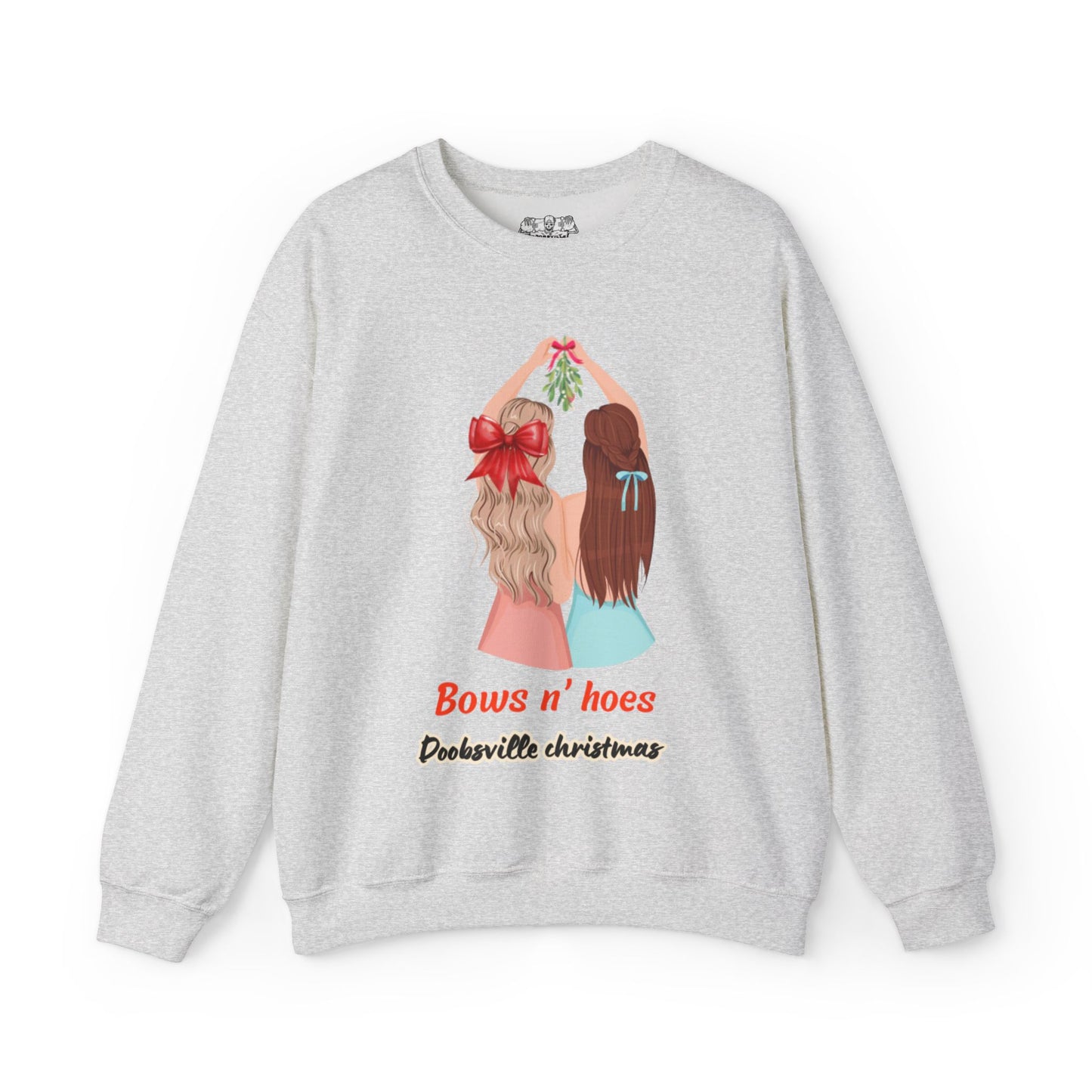 bows and hoes doobsville sweatshirt