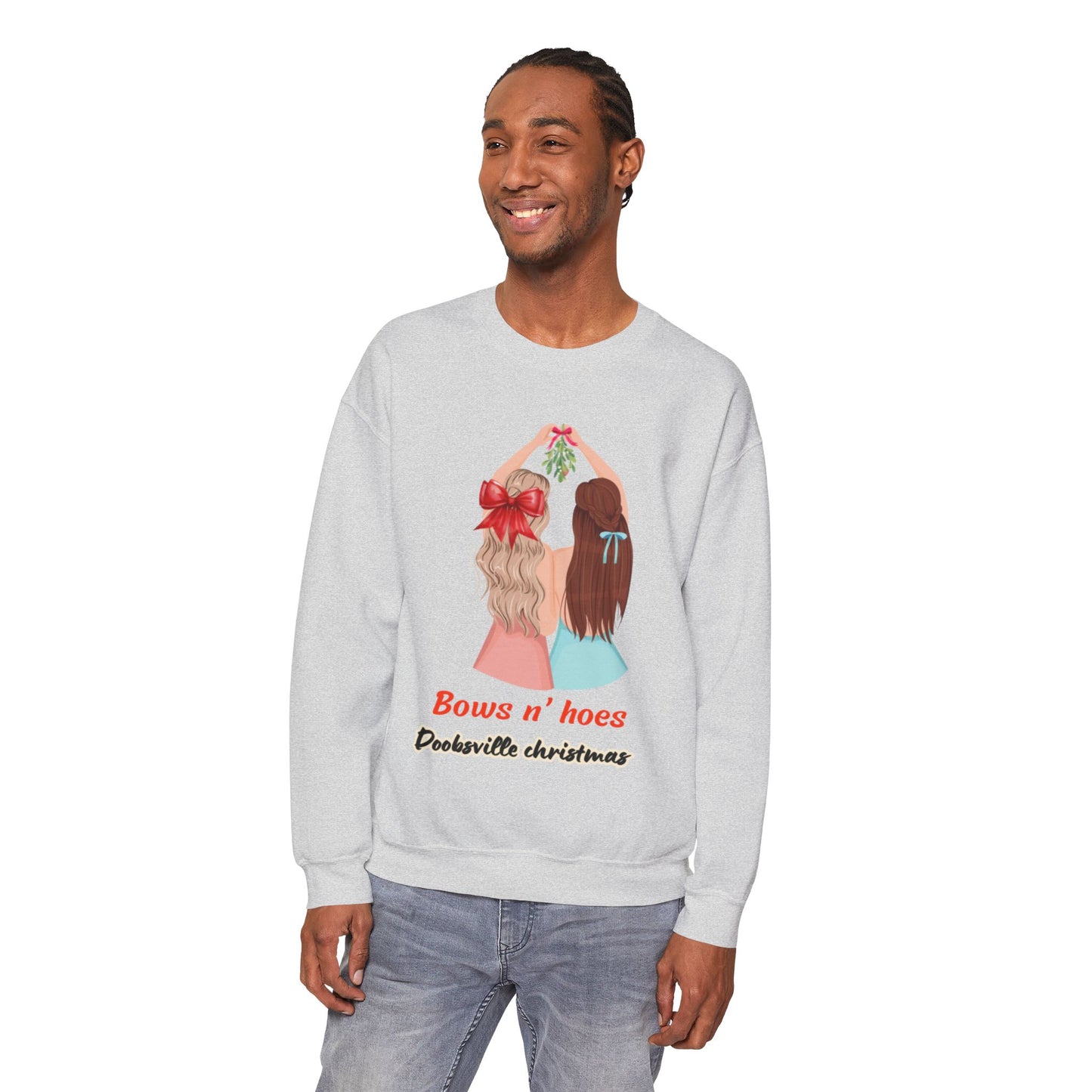 bows and hoes doobsville sweatshirt