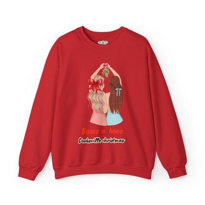 bows and hoes doobsville sweatshirt